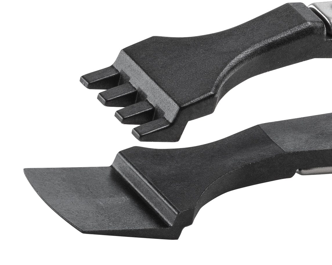 Ideal-tek ESD Plastic Tip Tweezers – Style 4WF – PEEK Tips A4WFCP@ – 130mm (5.1″) – Swiss Made