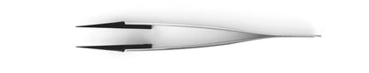 Ideal-tek ESD Plastic Tip Tweezers – Style 5 – PEEK Tips A5CP – 130mm (5.1″) – Swiss Made