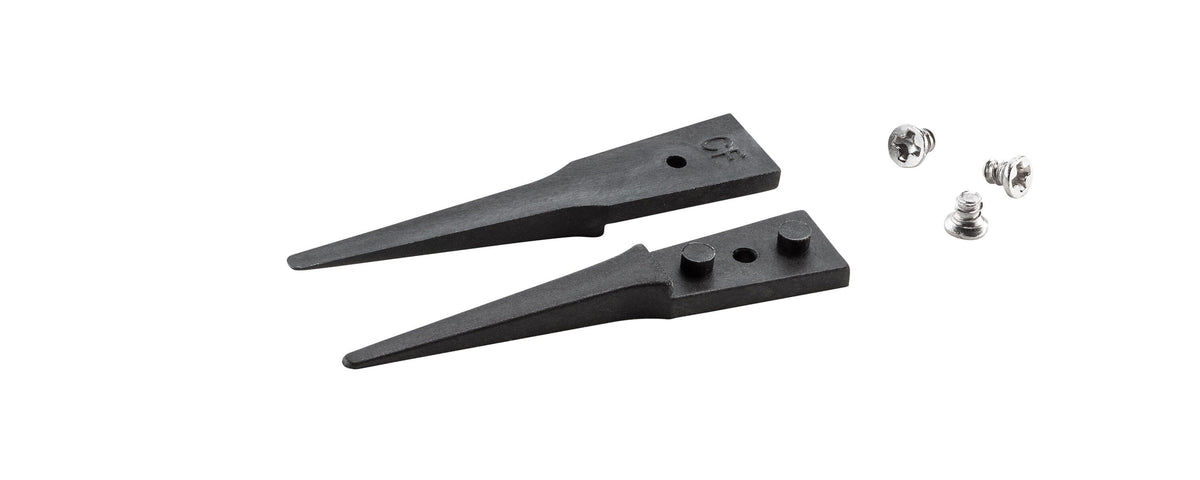Ideal-tek ESD Plastic Tips – Style 242 – Carbon Fiber tips for 242CFR.SA – 40mm (1.6″) – Swiss Made