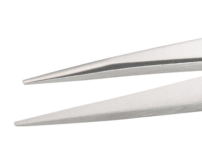 Ideal-tek ESD Rubber Tweezers – Style 00 – Anti-Acid / Anti-Magnetic Stainless Steel – 125mm (4.9″) – Swiss Made