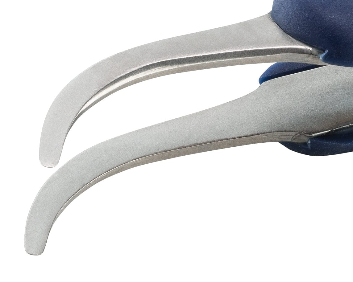 Ideal-tek ESD Rubber Tweezers – Style 2AB – Anti-Acid / Anti-Magnetic Stainless Steel – 125mm (4.9″) – Swiss Made