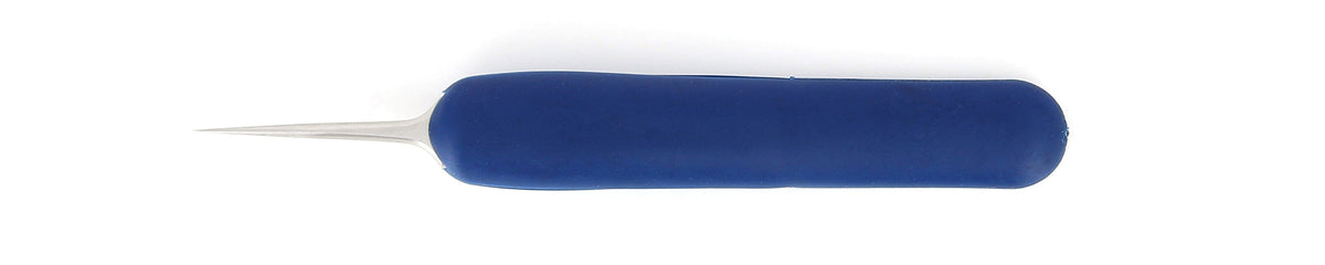 Ideal-tek ESD Rubber Tweezers – Style 5 – Anti-Acid / Anti-Magnetic Stainless Steel – 110mm (4.3″) – Swiss Made