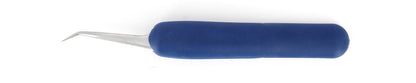 Ideal-tek ESD Rubber Tweezers – Style 5 – Anti-Acid / Anti-Magnetic Stainless Steel – 115mm (4.5″) – Swiss Made