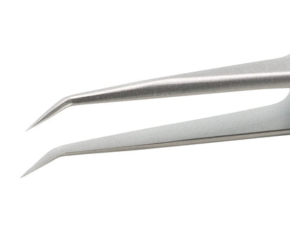 Ideal-tek ESD Rubber Tweezers – Style 51S – Anti-Acid / Anti-Magnetic Stainless Steel – 115mm (4.5″) – Swiss Made