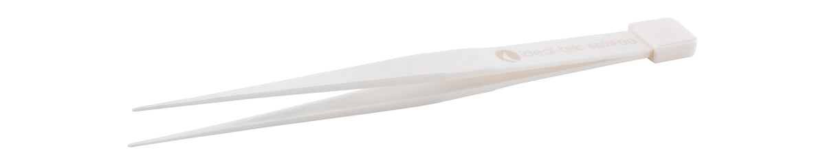 Ideal-tek Full Ceramic Tweezers – Style 3 – Zirconia – 125mm (4.9″) – Made in Japan