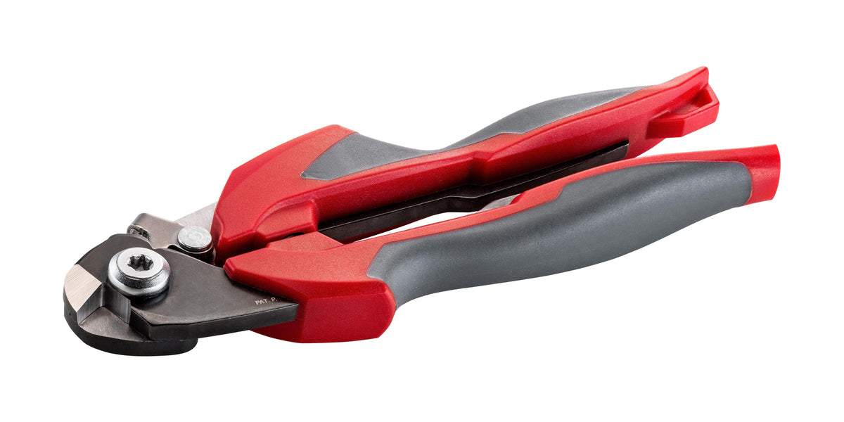 Ideal-tek Heavy duty one-hand wire rope cutter – High carbon steel – OAL 180mm (7.1″) – Made in Taiwan