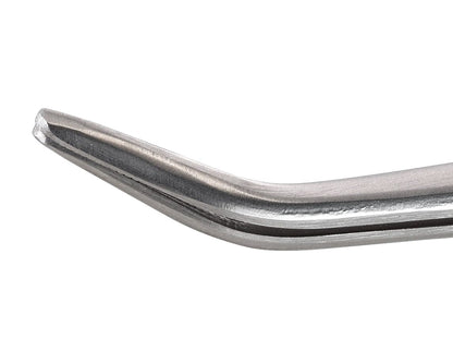 Ideal-tek Heavy Duty Tweezers – Style 30 – Anti-Acid / Anti-Magnetic Stainless Steel – 160mm (6.3″) – Made in Italy