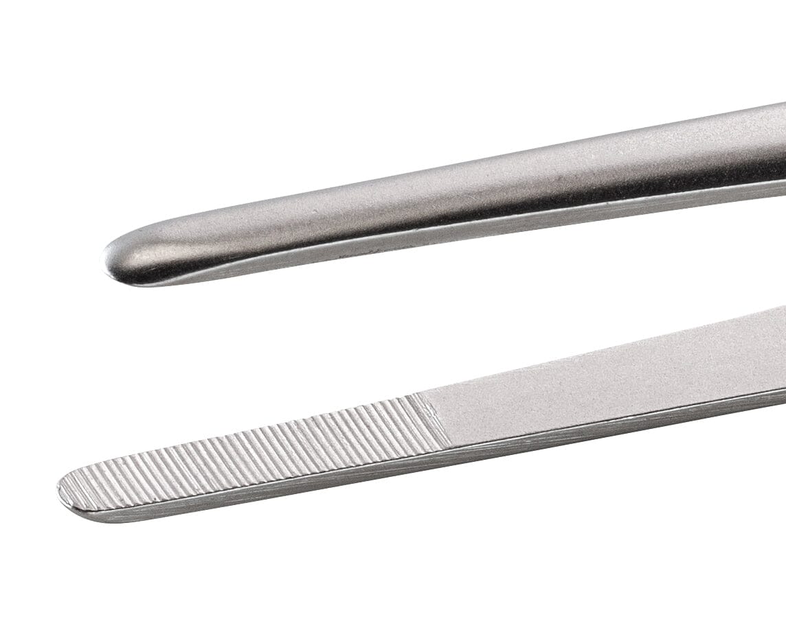 Ideal-tek Heavy Duty Tweezers – Style 7312 – Anti-Acid / Anti-Magnetic Stainless Steel – 145mm (5.7″) – Made in Germany