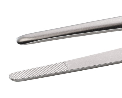 Ideal-tek Heavy Duty Tweezers – Style 7312 – Anti-Acid / Anti-Magnetic Stainless Steel – 145mm (5.7″) – Made in Germany