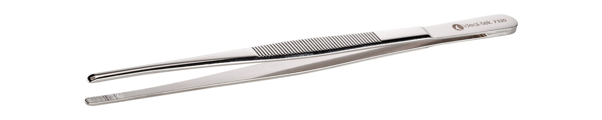 Ideal-tek Heavy Duty Tweezers – Style 7312 – Anti-Acid / Anti-Magnetic Stainless Steel – 200mm (7.9″) – Made in Germany