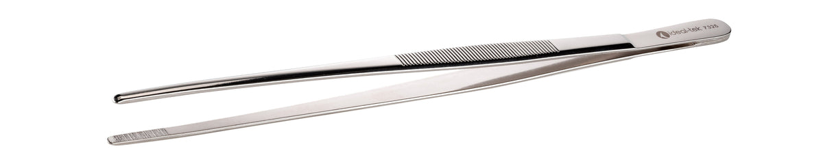 Ideal-tek Heavy Duty Tweezers – Style 7312 – Anti-Acid / Anti-Magnetic Stainless Steel – 250mm (9.8″) – Made in Germany