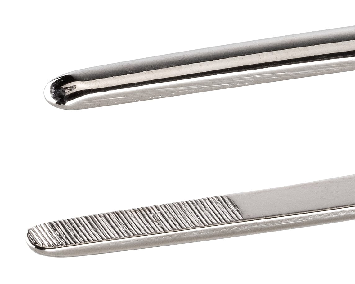 Ideal-tek Heavy Duty Tweezers – Style 7312 – Anti-Acid / Anti-Magnetic Stainless Steel – 250mm (9.8″) – Made in Germany
