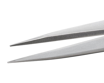 Ideal-tek High Precision Boley tweezers – Style AA – Anti-Acid / Anti-Magnetic Stainless Steel – 130mm (5.1″) – Made in Italy