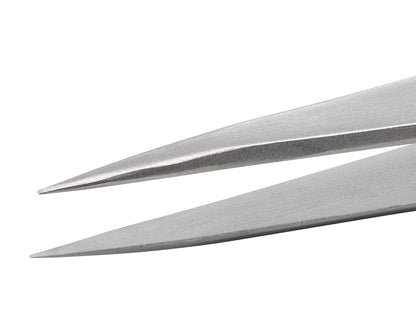 Ideal-tek High precision Boley Tweezers – Style MM – Anti-Acid / Anti-Magnetic Stainless Steel – 125mm (4.9″) – Made in Italy