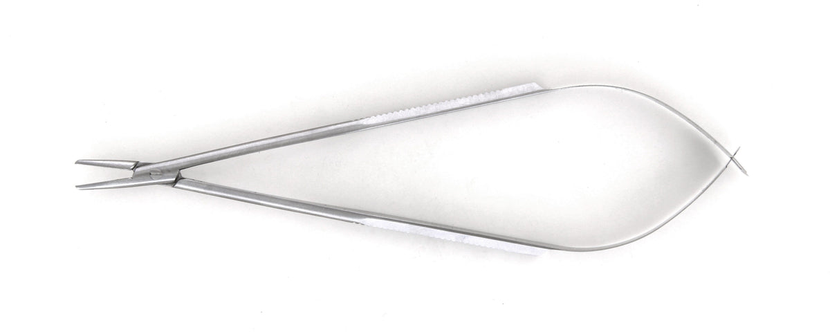 Ideal-tek High Precision Castroviejo Needle holder – Stainless Steel – Straight – OAL 140mm (5.5″) – Made in Germany