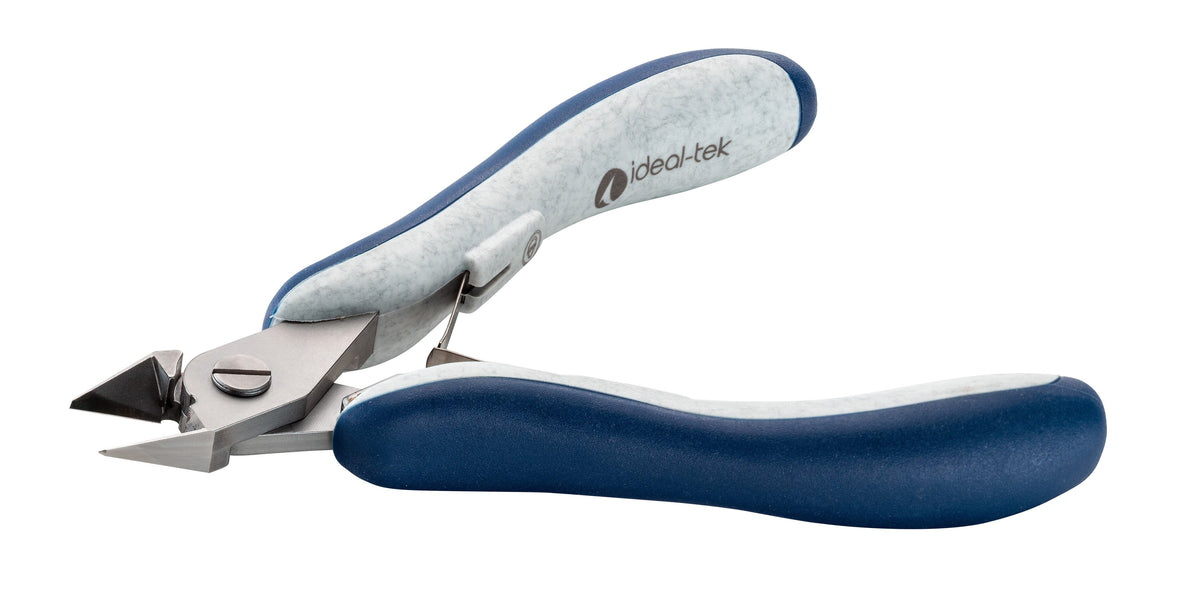 Ideal-tek High Precision Cutter – Large Tapered Head – Flush – 125mm (4.9″) – ESD – Made in Italy