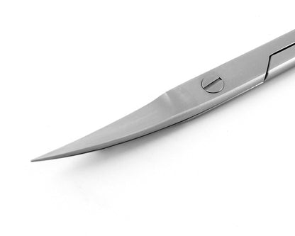 Ideal-tek High Precision Iris Scissors – Stainless Steel – Curved – OAL 110mm (4.3″) – Made in Poland