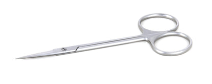 Ideal-tek High Precision Iris Scissors – Stainless Steel – Straight – OAL 110mm (4.3″) – Made in Poland