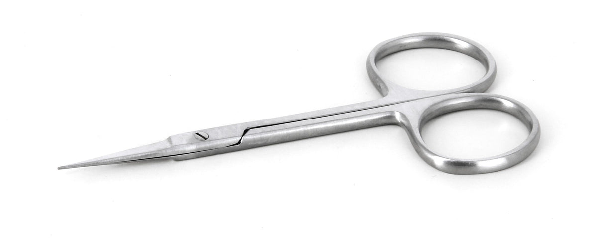 Ideal-tek High Precision Iris Scissors – Stainless Steel – Straight – OAL 90mm (3.5″) – Made in Pakistan