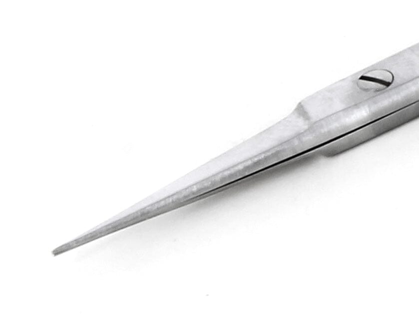 Ideal-tek High Precision Iris Scissors – Stainless Steel – Straight – OAL 90mm (3.5″) – Made in Pakistan