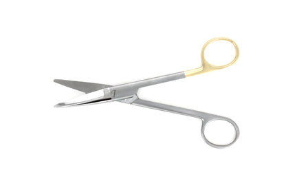 Ideal-tek High Precision Mayo Scissors – Stainless Steel – Straight – Micro-Serrated – OAL 170mm (6.7″) – Made in Poland