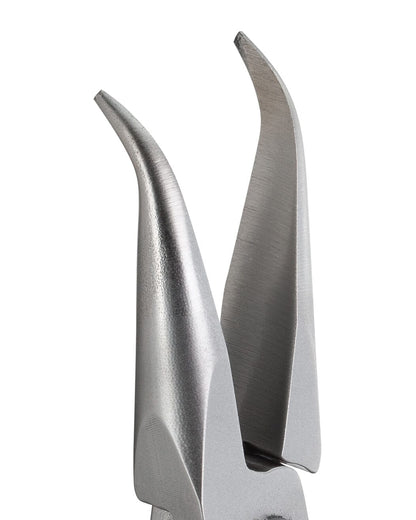 Ideal-tek High Precision Plier – Bent Nose – Smooth – 140mm (5.5″) – ESD – Made in Italy