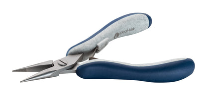 Ideal-tek High Precision Plier – Long Snipe Nose – Serrated – 140mm (5.5″) – ESD – Made in Italy