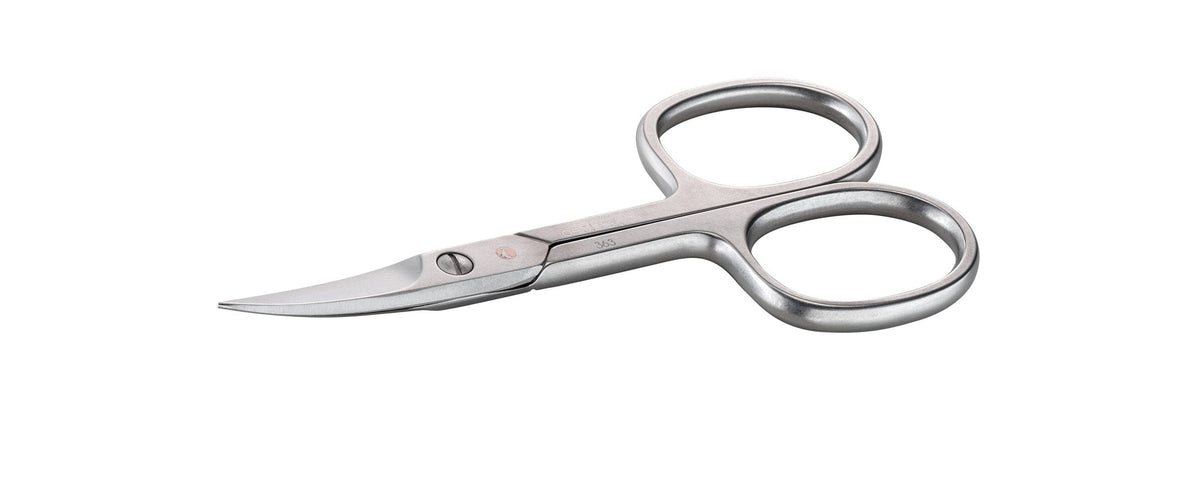 Ideal-tek High Precision Scissors – Stainless Steel – Curved – OAL 90mm (3.5″) – Made in Italy