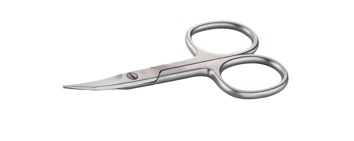 Ideal-tek High Precision Scissors – Stainless Steel – Curved – OAL 90mm (3.5″) – Made in Italy
