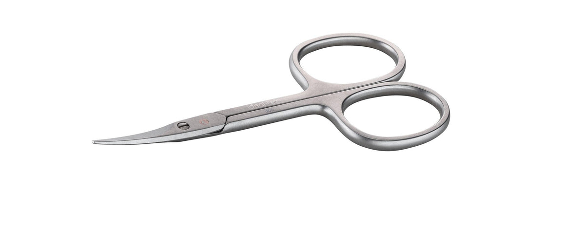 Ideal-tek High Precision Scissors – Stainless Steel – Curved – OAL 90mm (3.5″) – Made in Italy