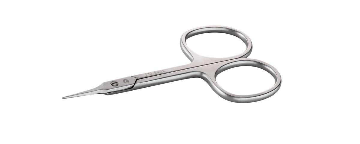 Ideal-tek High Precision Scissors – Stainless Steel – Straight – OAL 90mm (3.5″) – Made in Italy