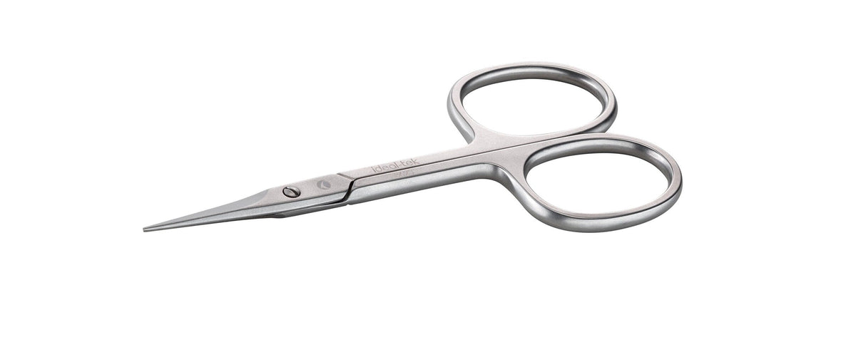 Ideal-tek High Precision Scissors – Stainless Steel – Straight – OAL 90mm (3.5″) – Made in Italy