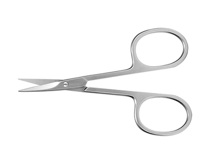 Ideal-tek High Precision Scissors – Stainless Steel – Straight – OAL 90mm (3.5″) – Made in Italy