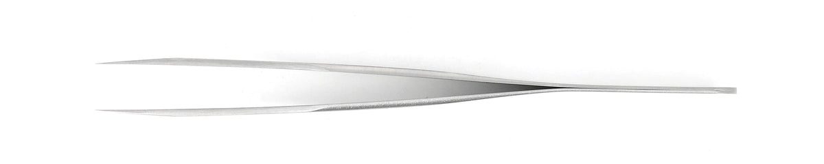 Ideal-tek High Precision Tweezers Style 0 – Anti-Acid / Anti-Magnetic Stainless Steel – Straight Fine Sharp Tips, Superior Finish – 120mm (4.72") – Swiss Made