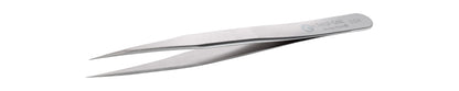 Ideal-tek High Precision Tweezers Style 0 – Anti-Acid / Anti-Magnetic Stainless Steel – Straight Fine Sharp Tips, Superior Finish – 120mm (4.72") – Swiss Made