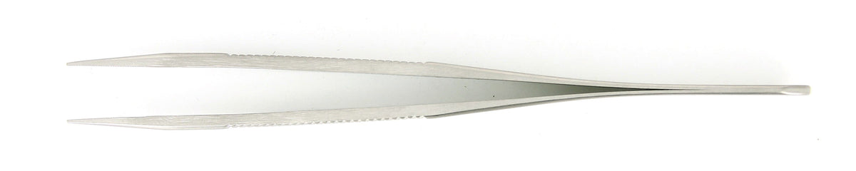 Ideal-tek High Precision Tweezers – Style 00 – Anti-Acid / Anti-Magnetic Stainless Steel – 120mm (4.7″) – Swiss Made
