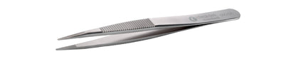 Ideal-tek High Precision Tweezers – Style 00 – Anti-Acid / Anti-Magnetic Stainless Steel – 120mm (4.7″) – Swiss Made