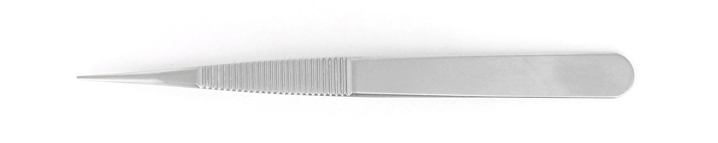 Ideal-tek High Precision Tweezers – Style 00 – Anti-Acid / Anti-Magnetic Stainless Steel – 120mm (4.7″) – Swiss Made