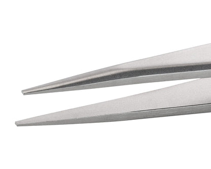 Ideal-tek High Precision Tweezers – Style 00 – Anti-Acid / Anti-Magnetic Stainless Steel – 120mm (4.7″) – Swiss Made