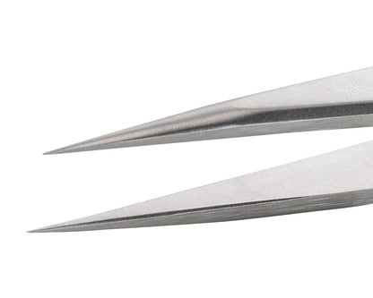 Ideal-tek High Precision Tweezers – Style 000 – Anti-Acid / Anti-Magnetic Stainless Steel – 120mm (4.7″) – Swiss Made