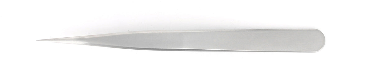 Ideal-tek High Precision Tweezers – Style 000 – Anti-Acid / Anti-Magnetic Stainless Steel – 120mm (4.7″) – Swiss Made