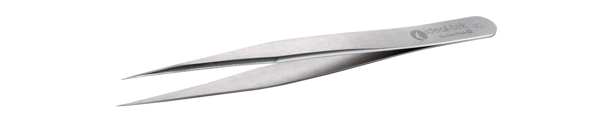 Ideal-tek High precision tweezers – Style 1 – Carbon Steel – 120mm (4.7″) – Swiss Made