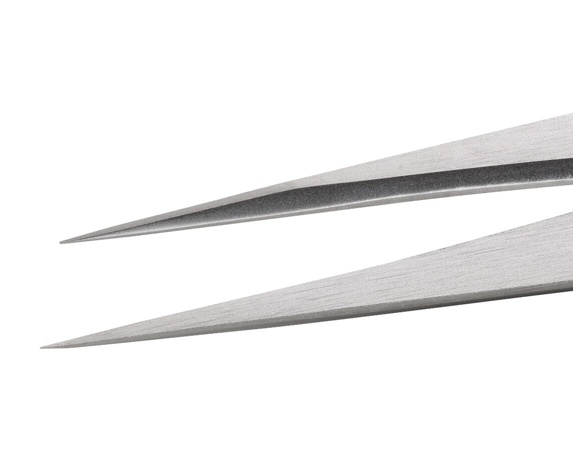 Ideal-tek High precision tweezers – Style 1 – Superalloy Anti-Magnetic – 120mm (4.7″) – Swiss Made