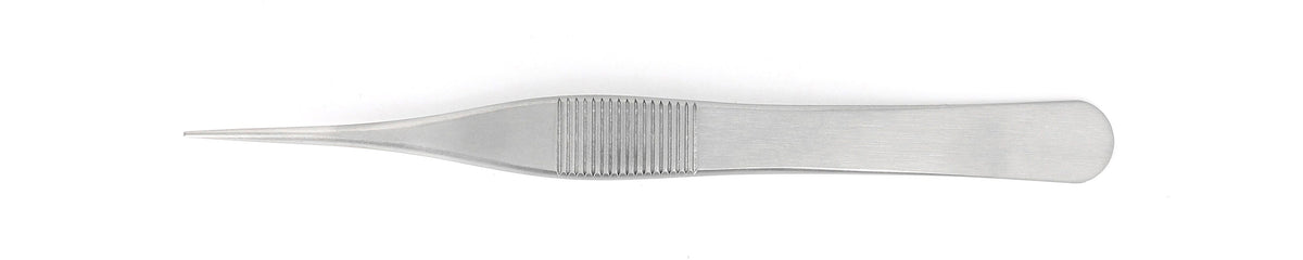 Ideal-tek High Precision Tweezers – Style 10G – Anti-Acid / Anti-Magnetic Stainless Steel – 110mm (4.3″) – Swiss Made