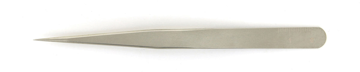 Ideal-tek High Precision Tweezers – Style 27 – Nickel – 130mm (5.1″) – Swiss Made