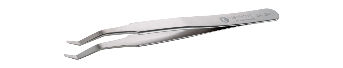 Ideal-tek High Precision Tweezers – Style 2A – Anti-Acid / Anti-Magnetic Stainless Steel – 120mm (4.7″) – Swiss Made