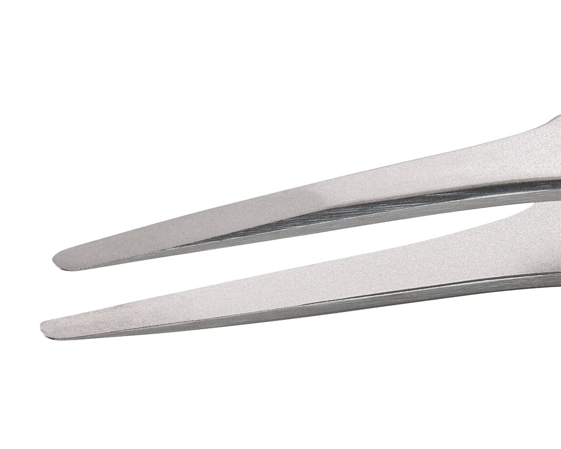 Ideal-tek High Precision Tweezers – Style 2A – Anti-Acid / Anti-Magnetic Stainless Steel – 120mm (4.7″) – Swiss Made