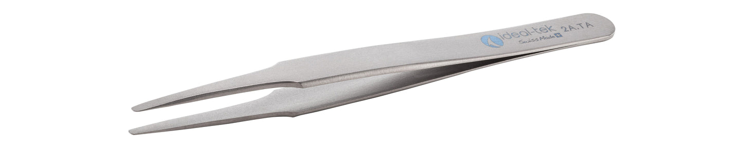 Ideal-tek High Precision Tweezers – Style 2A – Titanium – 120mm (4.7″) – Swiss Made