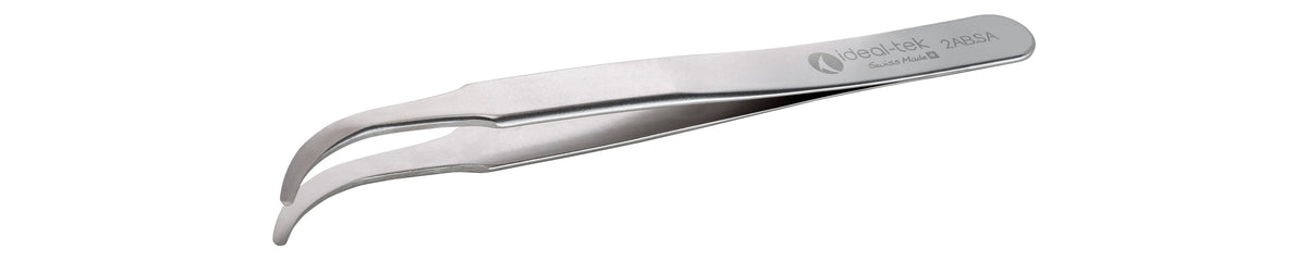 Ideal-tek High Precision Tweezers – Style 2AB – Anti-Acid / Anti-Magnetic Stainless Steel – 120mm (4.7″) – Swiss Made