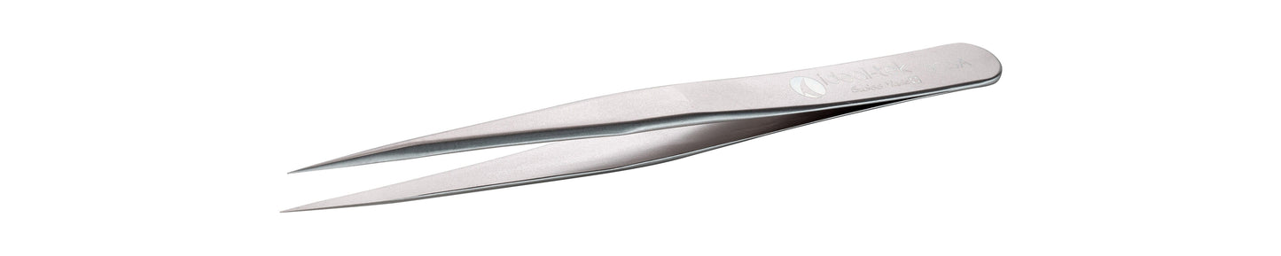 Ideal-tek High Precision Tweezers – Style 3 – Anti-Acid / Anti-Magnetic Stainless Steel – 110mm (4.3″) – Swiss Made